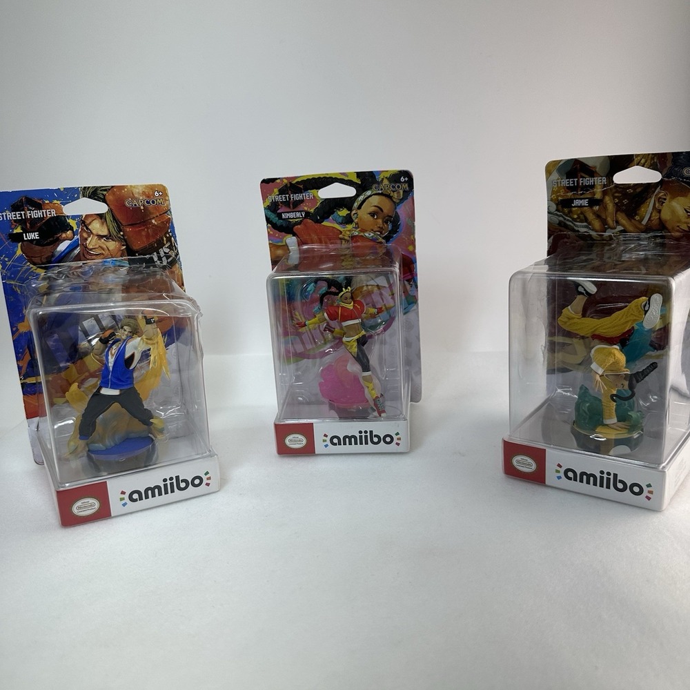 Nintendo Amiibo Street Fighter 6 Luke Jamie Kimberly Set of 3 New Other
